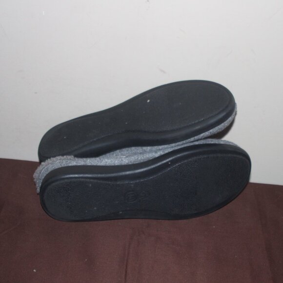 EC LADIES BZEES SLIPPERS - GREY - 9WIDE - Picture 5 of 7